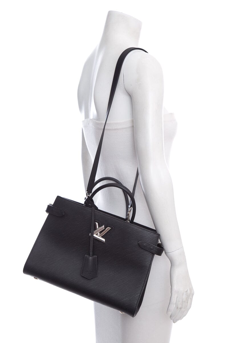 Louis Vuitton Black Epi Leather Twist Tote - Handbag