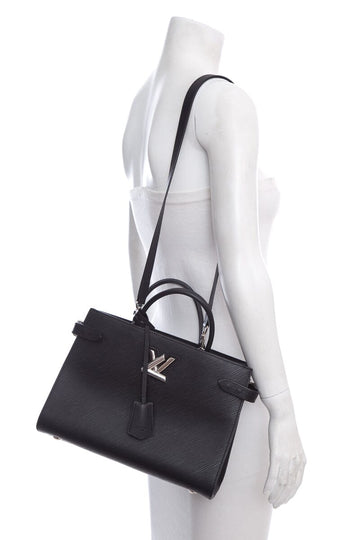 Louis Vuitton Black Epi Leather Twist Tote - Handbag