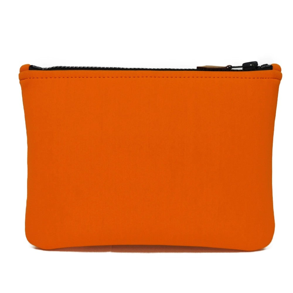 HERMES Clutch bag Polyamide (80%) x Elastane (20%) Orange Pierre Peron Neoban Thalassa PM Women(Unisex) Used - Bag