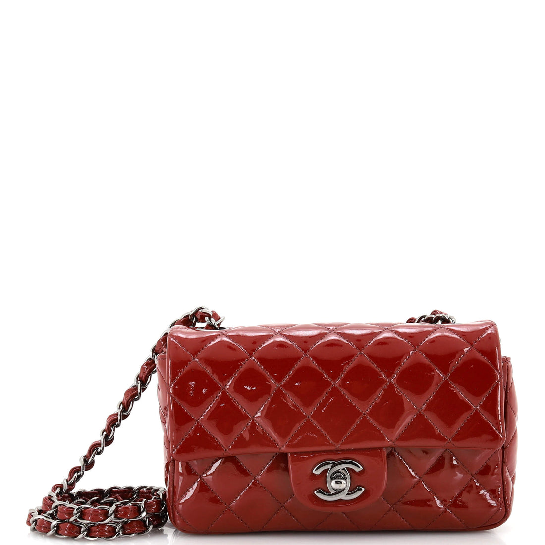 CHANEL Classic Single Flap Bag Quilted Patent Mini - Handbag & Wallet Accessories