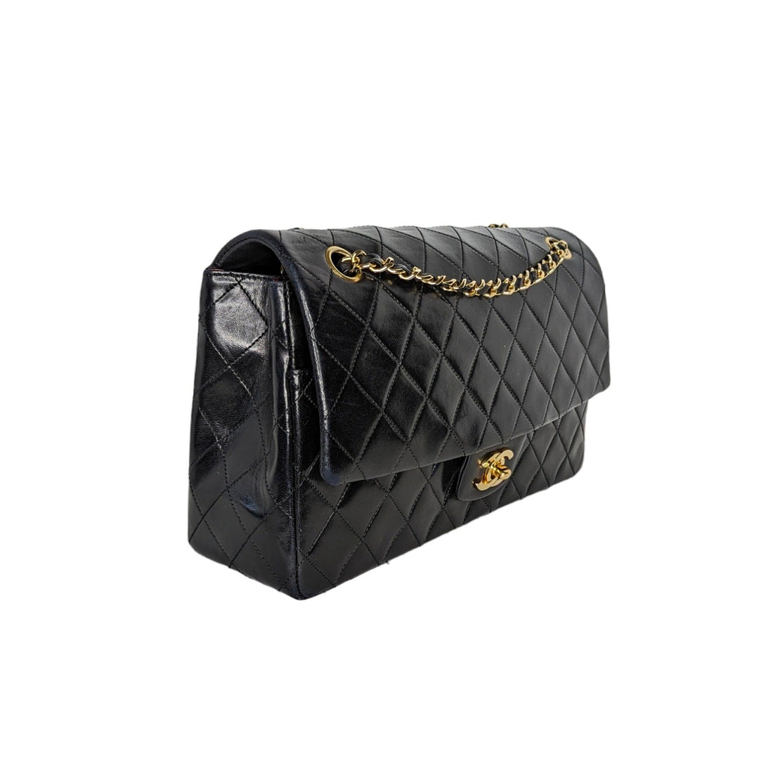 Chanel Vintage Classic Quilted Lambskin Medium Single Flap with Wallet - Handbags, Wallets & Cases