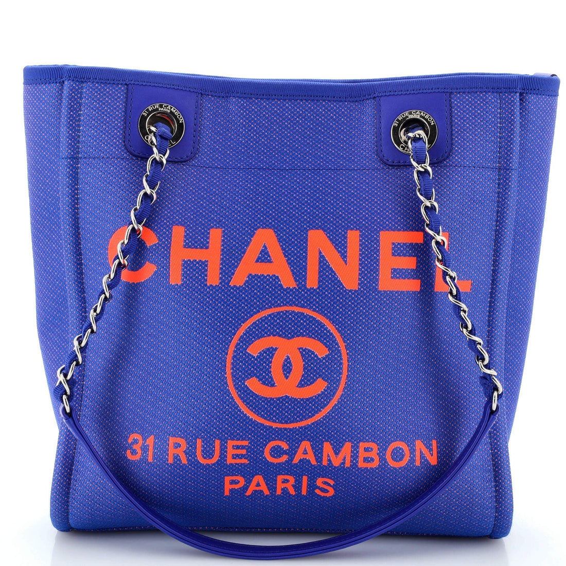 CHANEL North South Deauville Tote Mixed Fibers Small - Handbag & Wallet Accessories