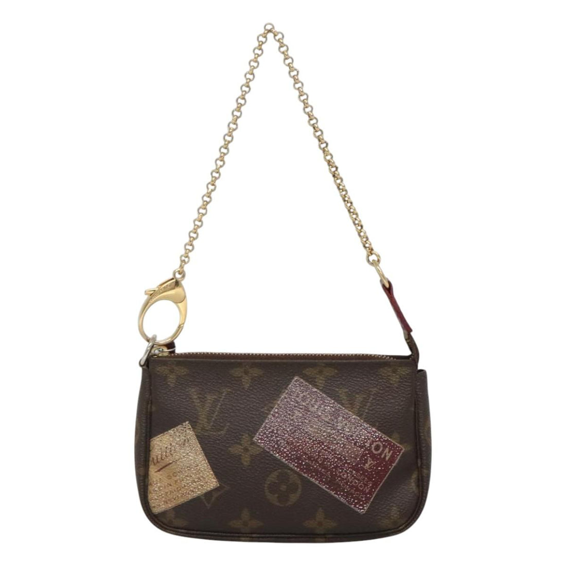 Louis Vuitton Mini Pochette Accessoires Canvas Clutch Bag (Pre-Owned) - women/handbags/clutches