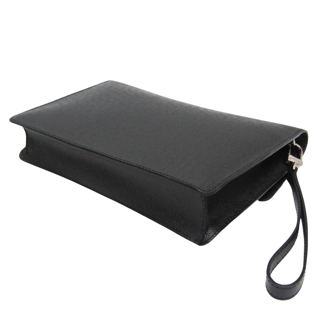 Louis Vuitton Veraiya Black Leather Clutch Bag (Pre-Owned) - Mens > Mens Accessories > Mens Wallets