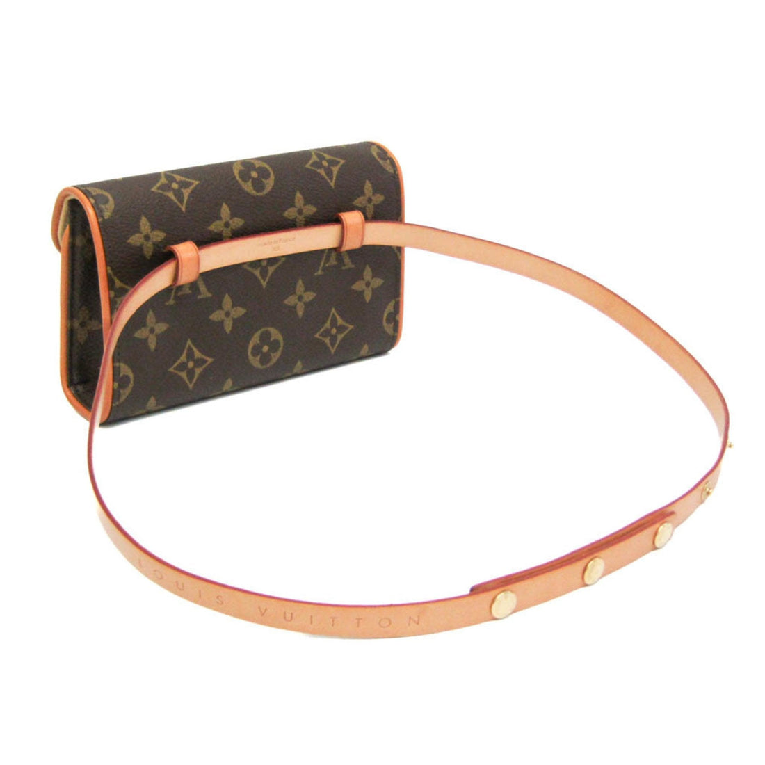 Louis Vuitton Pochette Florentine Brown Canvas Clutch Bag (Pre-Owned) - Womens > Womens Handbags > Womens Clutches & Evening Bags