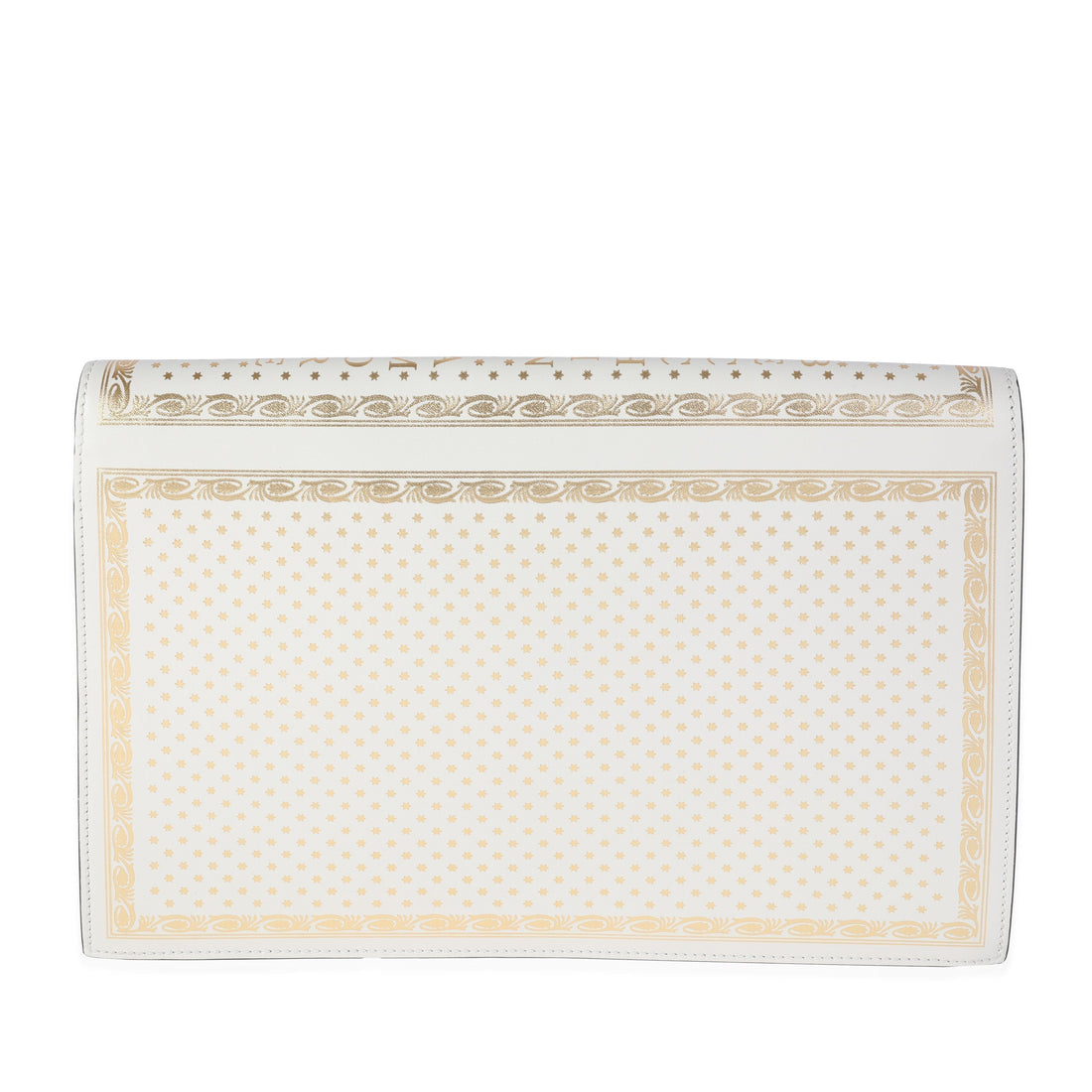 Gucci x Sega Mystic White Star Printed Calfskin GUCCY Portfolio Clutch - Handbags