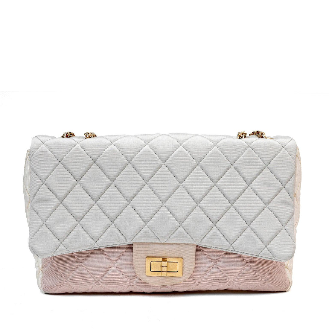 Chanel Tricolor Jumbo Classic Reissue w/ Gold Hardware - BAGS