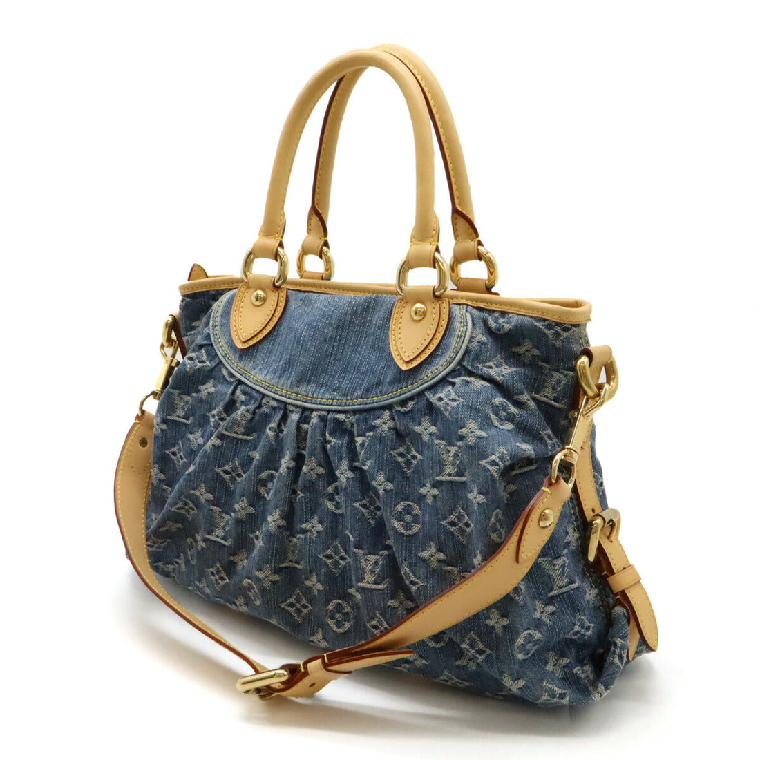 Louis Vuitton Monogram Denim Neo Cabby MM Tote Bag M95349 - Handbag & Wallet Accessories
