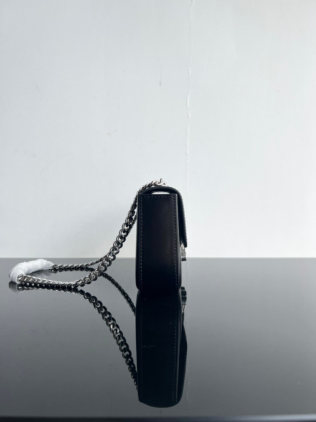 Celine CLASSIC TRIOMPHE 20 BLACK CALFSKIN SILVER HARDWARE - bag