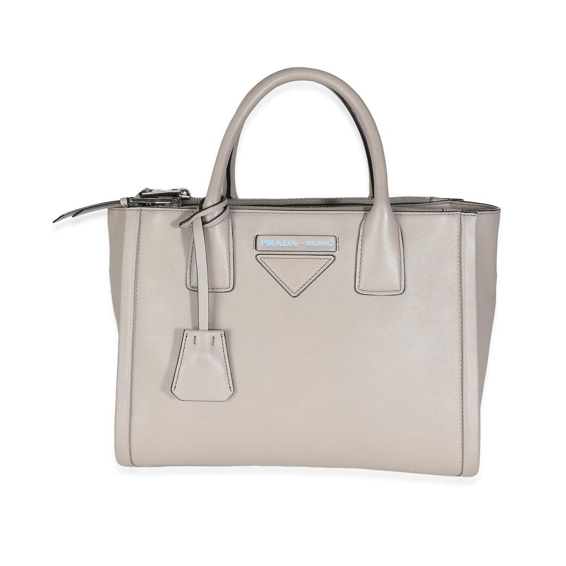 PRADA Grey Grace Calfskin Lux Concept Tote - Prada