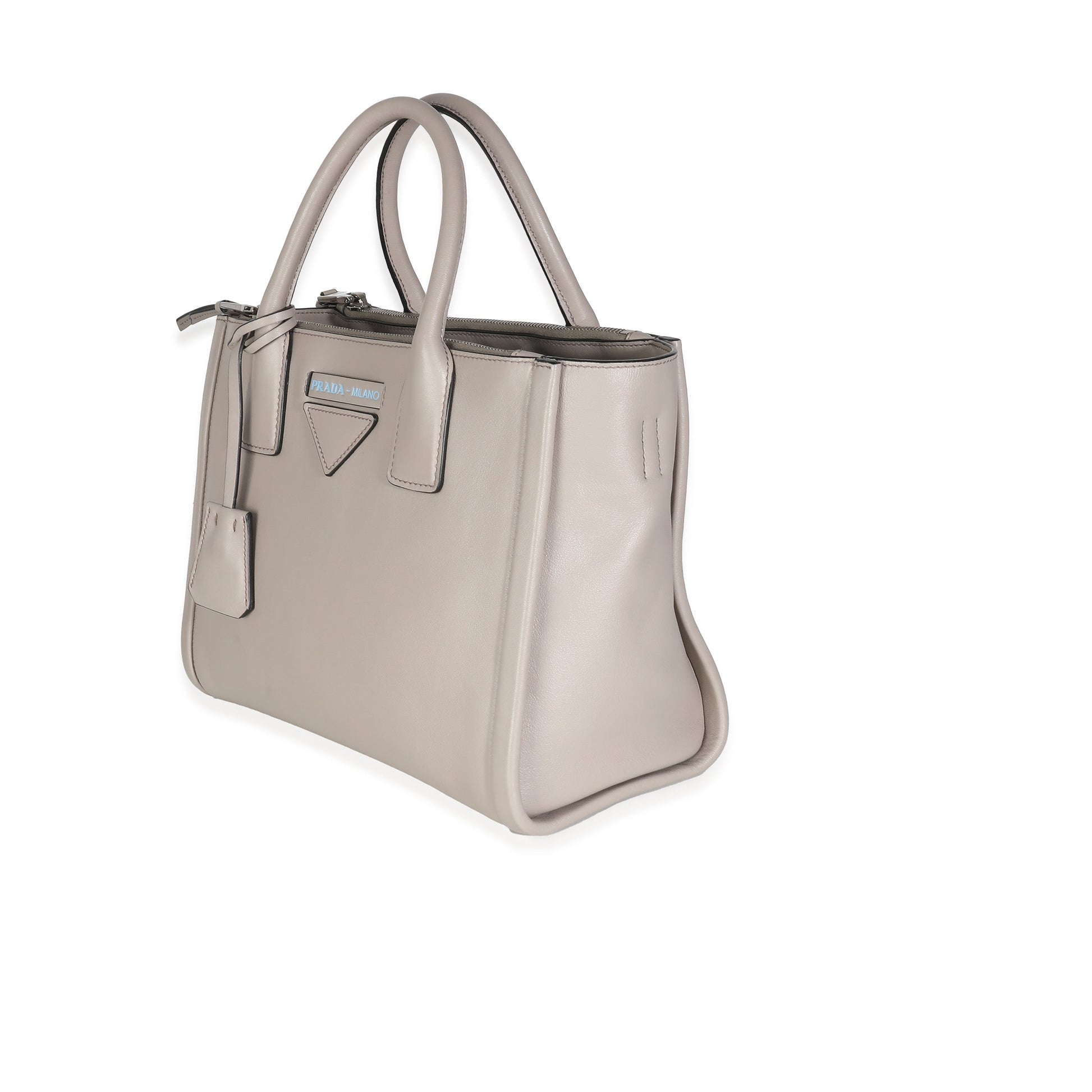 PRADA Grey Grace Calfskin Lux Concept Tote - Prada - 3