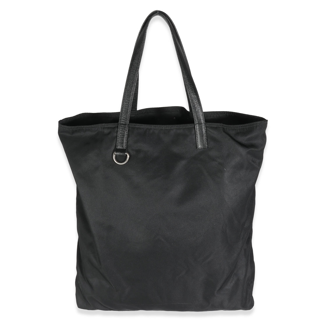 PRADA Black Nylon Logo Shopper Tote - Prada