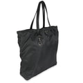 PRADA Black Nylon Logo Shopper Tote - Prada - 3