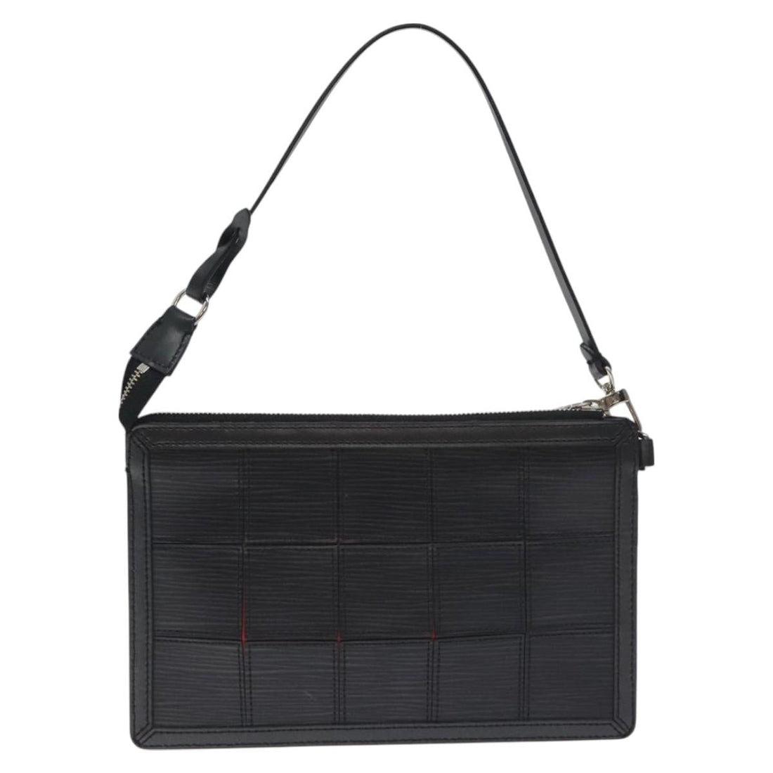 Louis Vuitton Delmonico Black Leather Clutch Bag (Pre-Owned) - Womens > Womens Handbags > Womens Clutches & Evening Bags