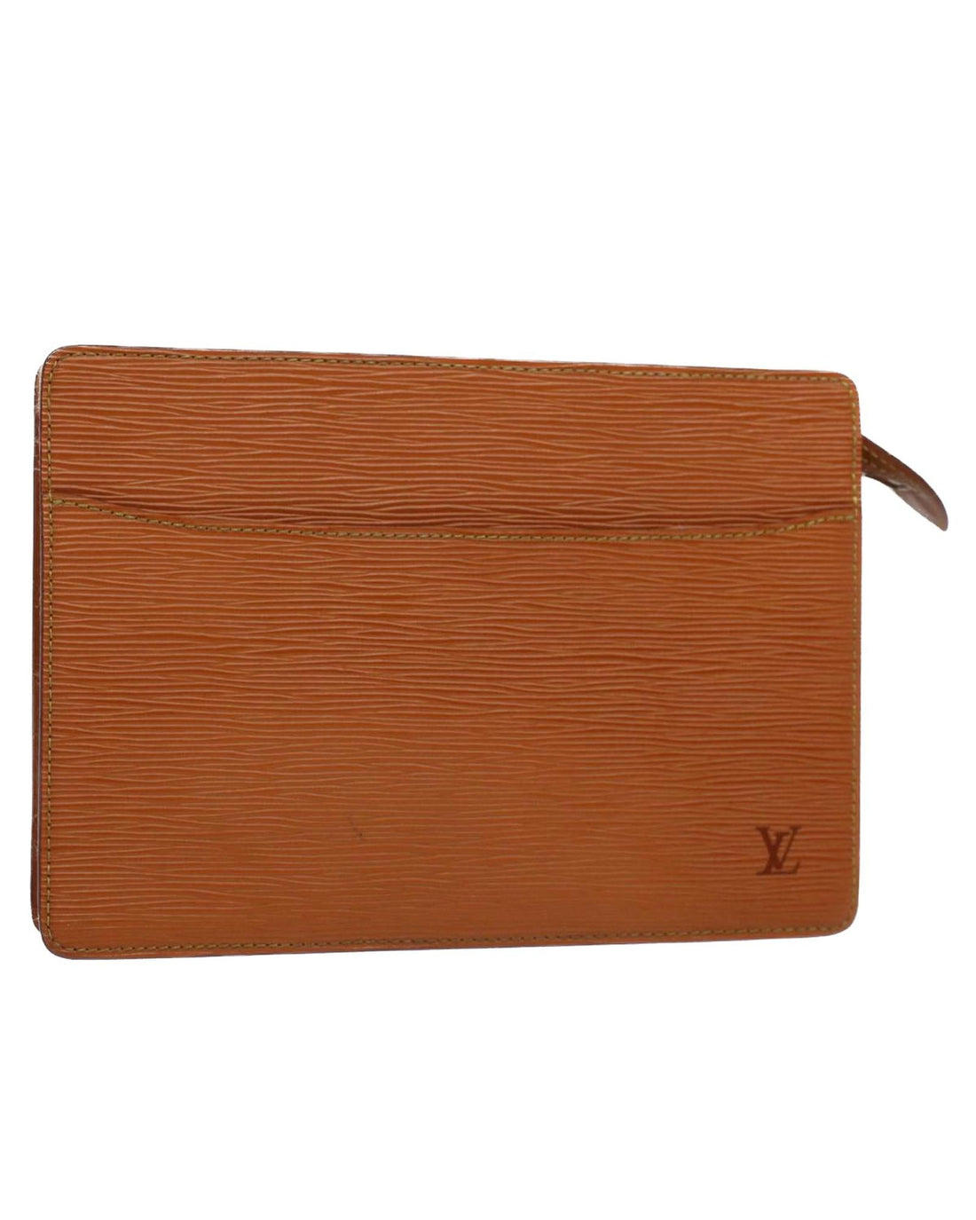 Brown Epi Leather Clutch Bag with Dust Bag - Handbags, Wallets & Cases