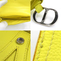 Yellow Leather Clutch Bag - Handbags, Wallets & Cases - 4