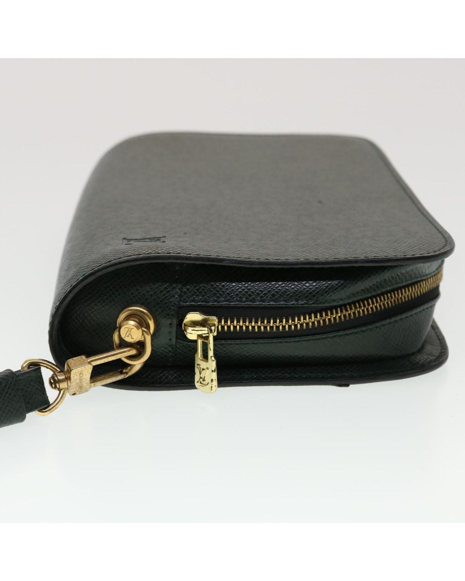 Taiga Leather Clutch Bag - Handbag & Wallet Accessories - 4