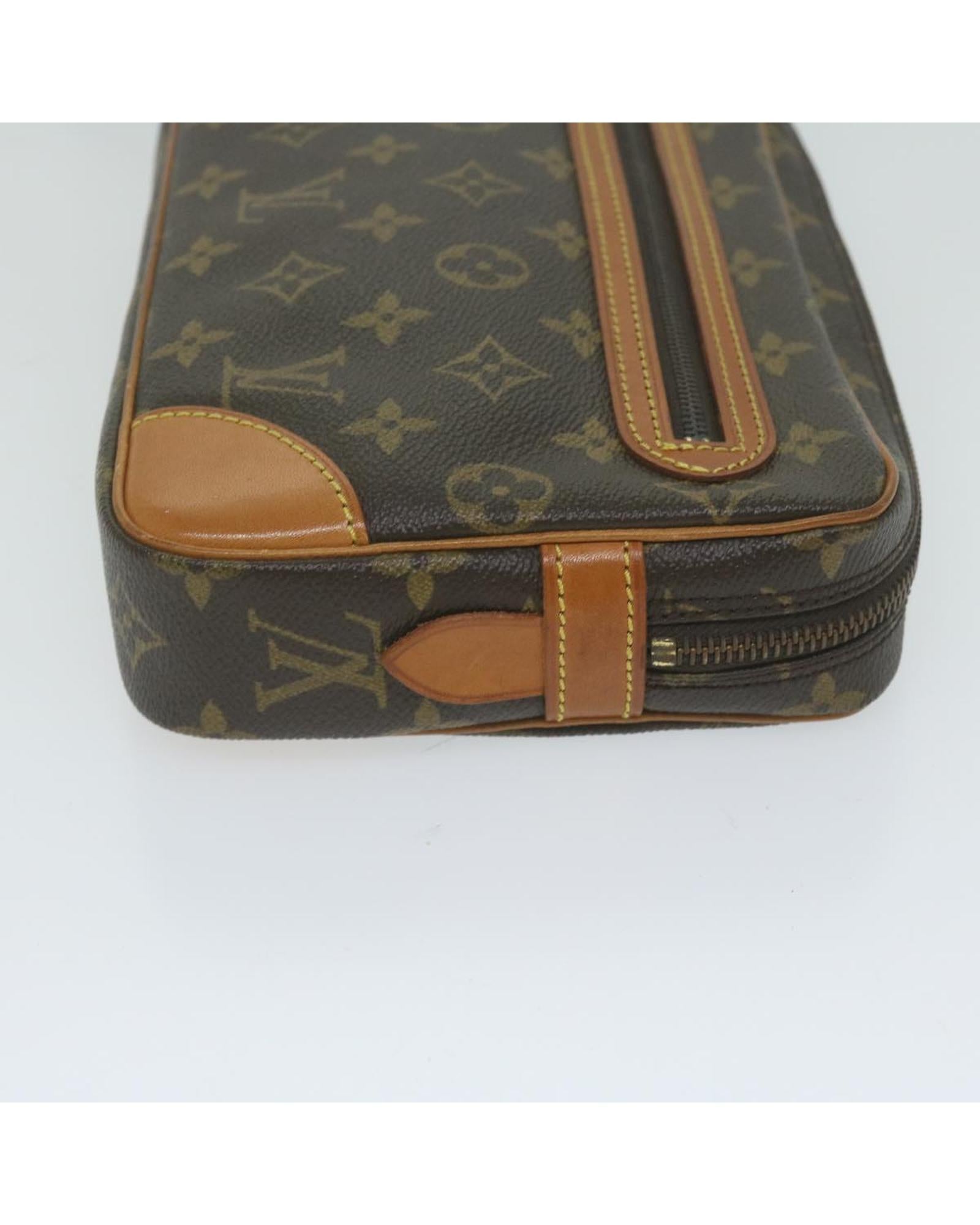Monogram Canvas Clutch Bag with Dust Bag - French Made - Handbag & Wallet Accessories - 3
