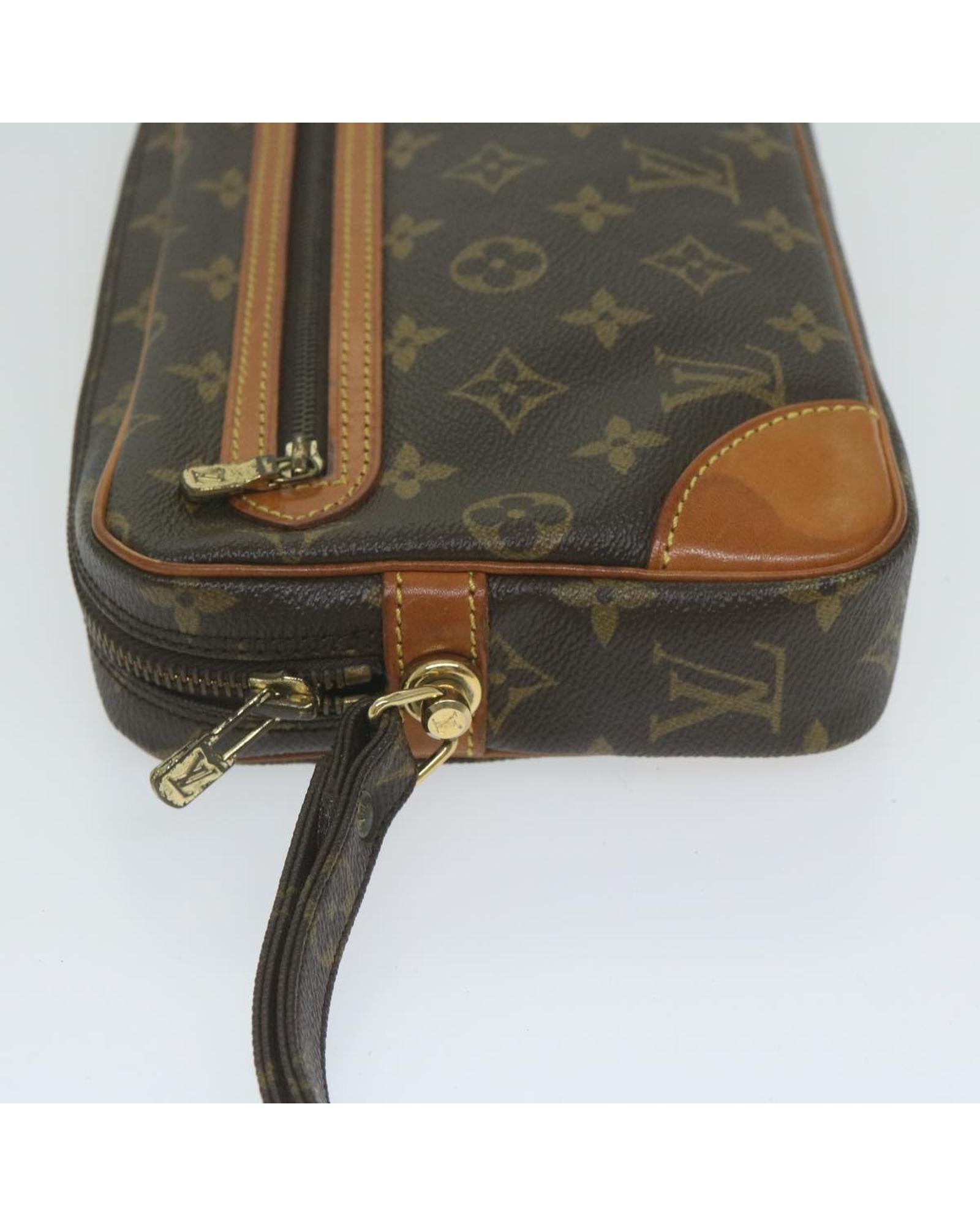 Monogram Canvas Clutch Bag with Dust Bag - French Made - Handbag & Wallet Accessories - 4