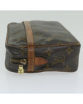 Monogram Canvas Clutch Bag with Scratches and Peeling France (ac2594) - Handbag & Wallet Accessories - 4