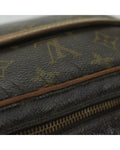 Monogram Canvas Clutch Bag with Scratches and Peeling France (ac2594) - Handbag & Wallet Accessories - 7