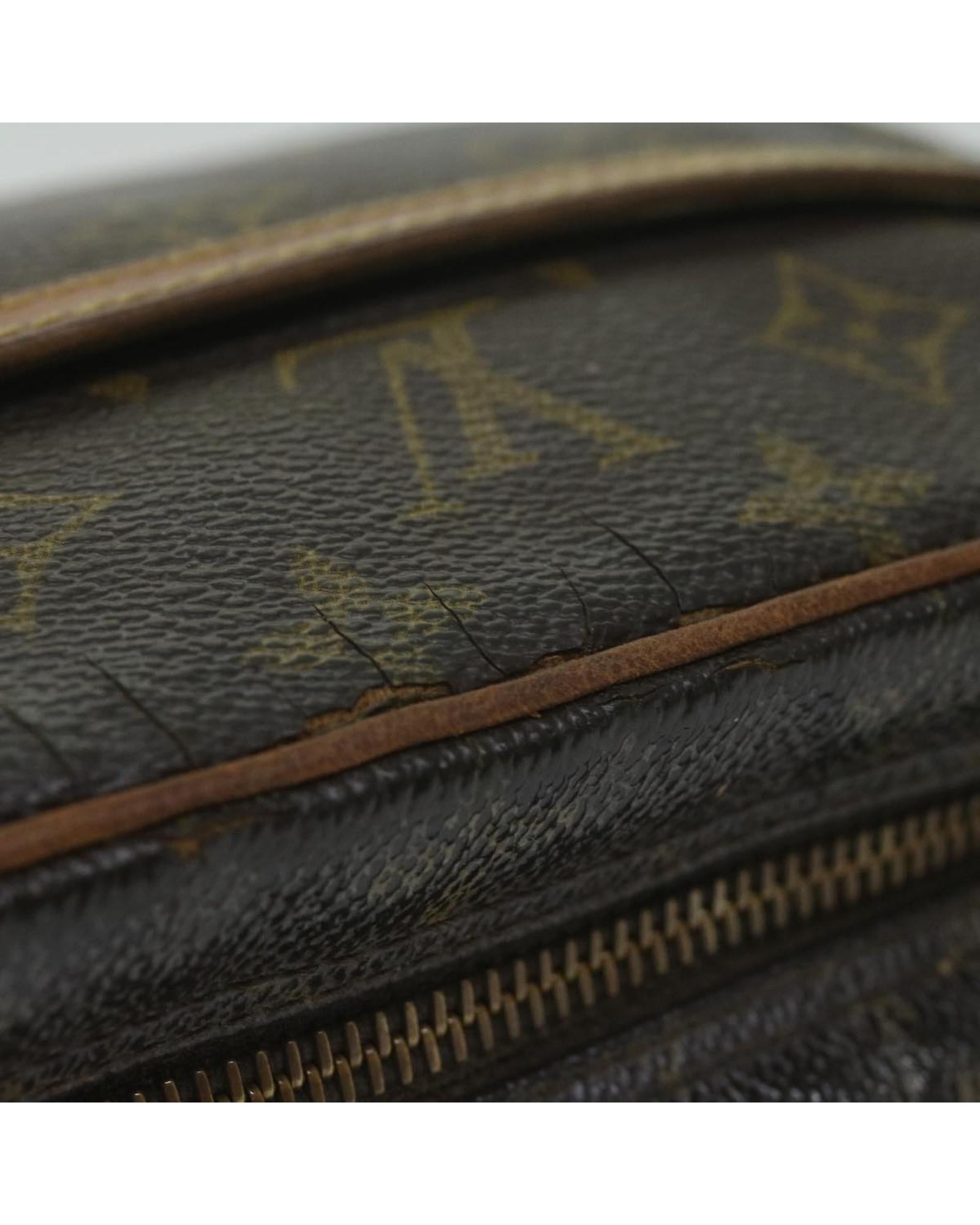 Monogram Canvas Clutch Bag with Scratches and Peeling France (ac2594) - Handbag & Wallet Accessories - 7