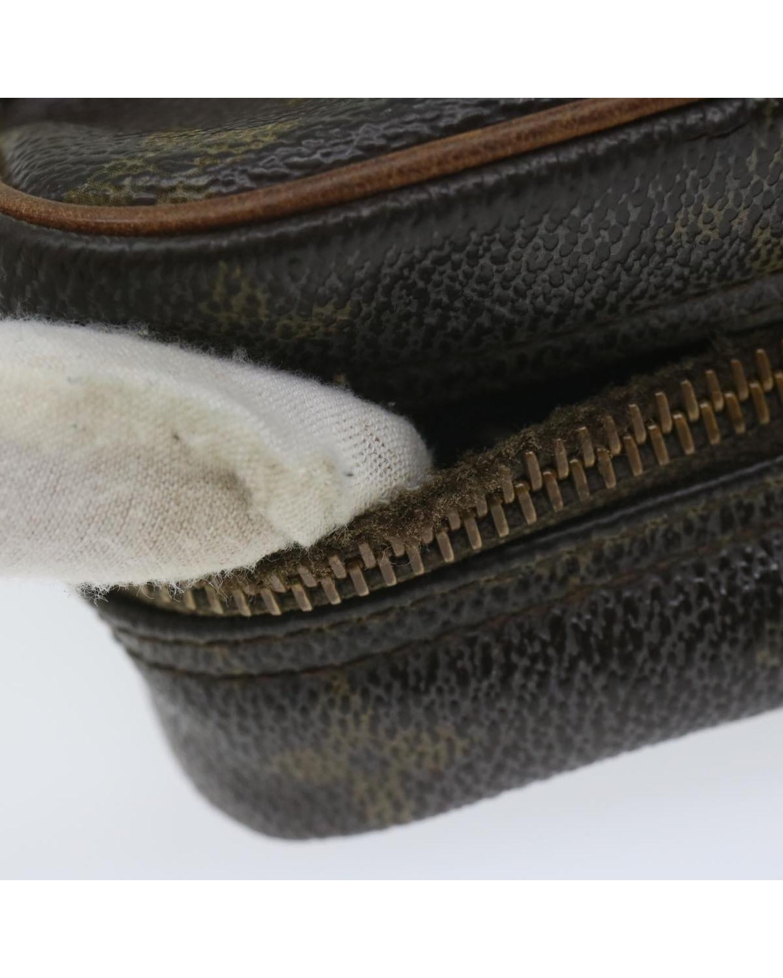 Monogram Canvas Clutch Bag with Scratches and Peeling France (ac2594) - Handbag & Wallet Accessories - 8