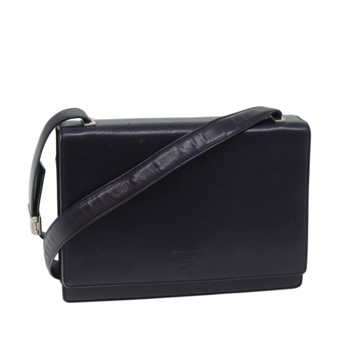 Classic Black Leather Shoulder Bag with Timeless Design and High-Quality Craftsmanship - Handbag & Wallet Accessories