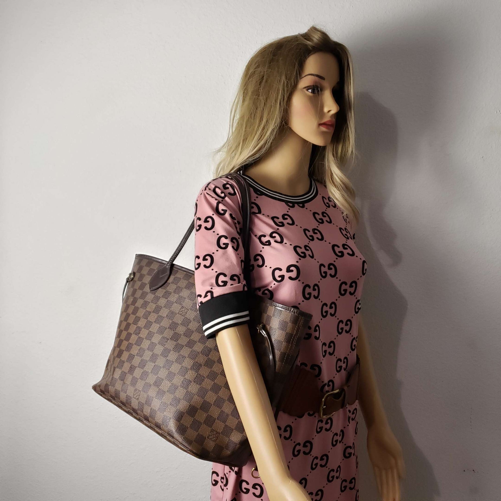 Louis Vuitton Neverfull MM Browns Damier Tote Bag - Bag - 18