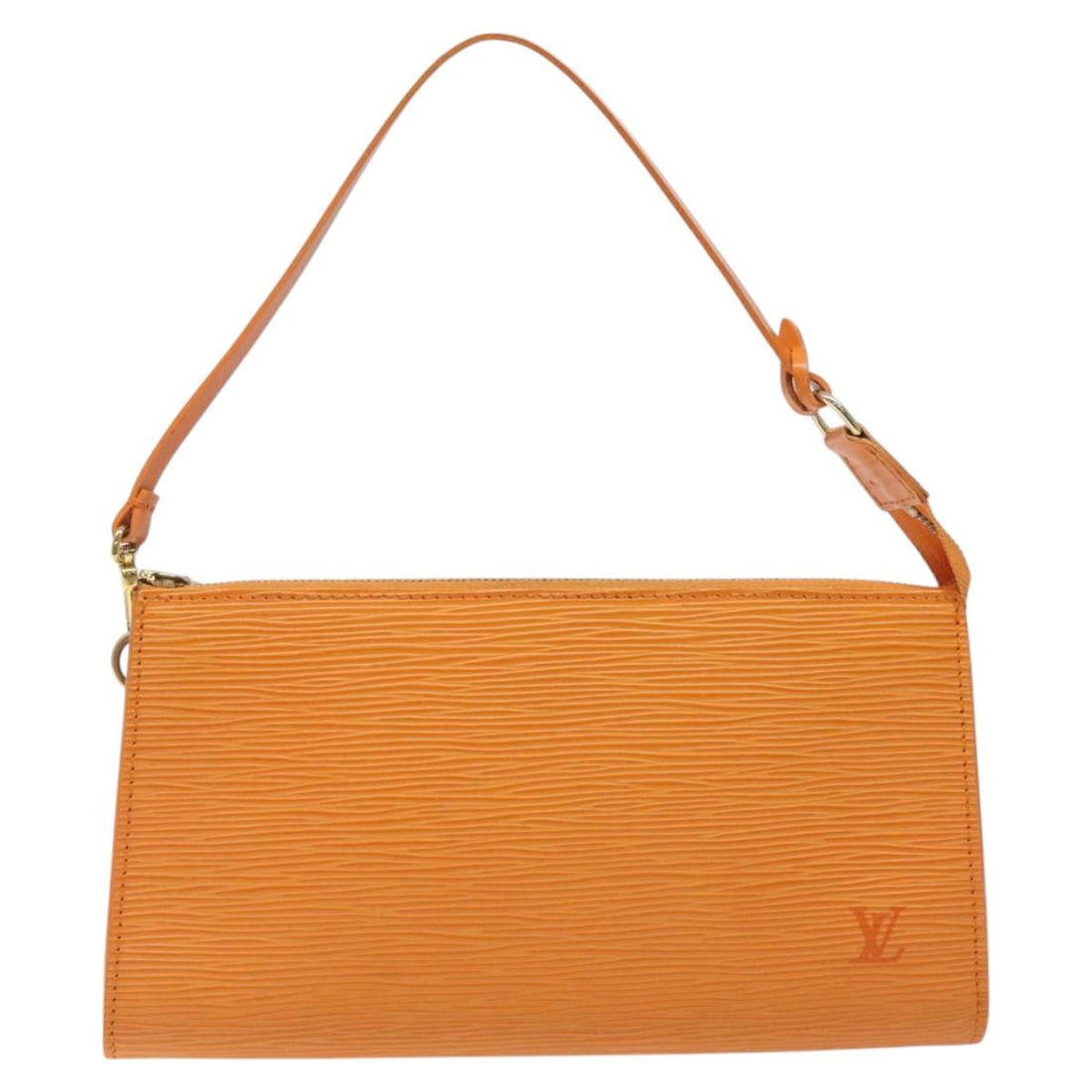 Louis Vuitton Pochette Accessoire Orange Leather Clutch Bag (Pre-Owned) - Womens > Womens Handbags > Womens Clutches & Evening Bags