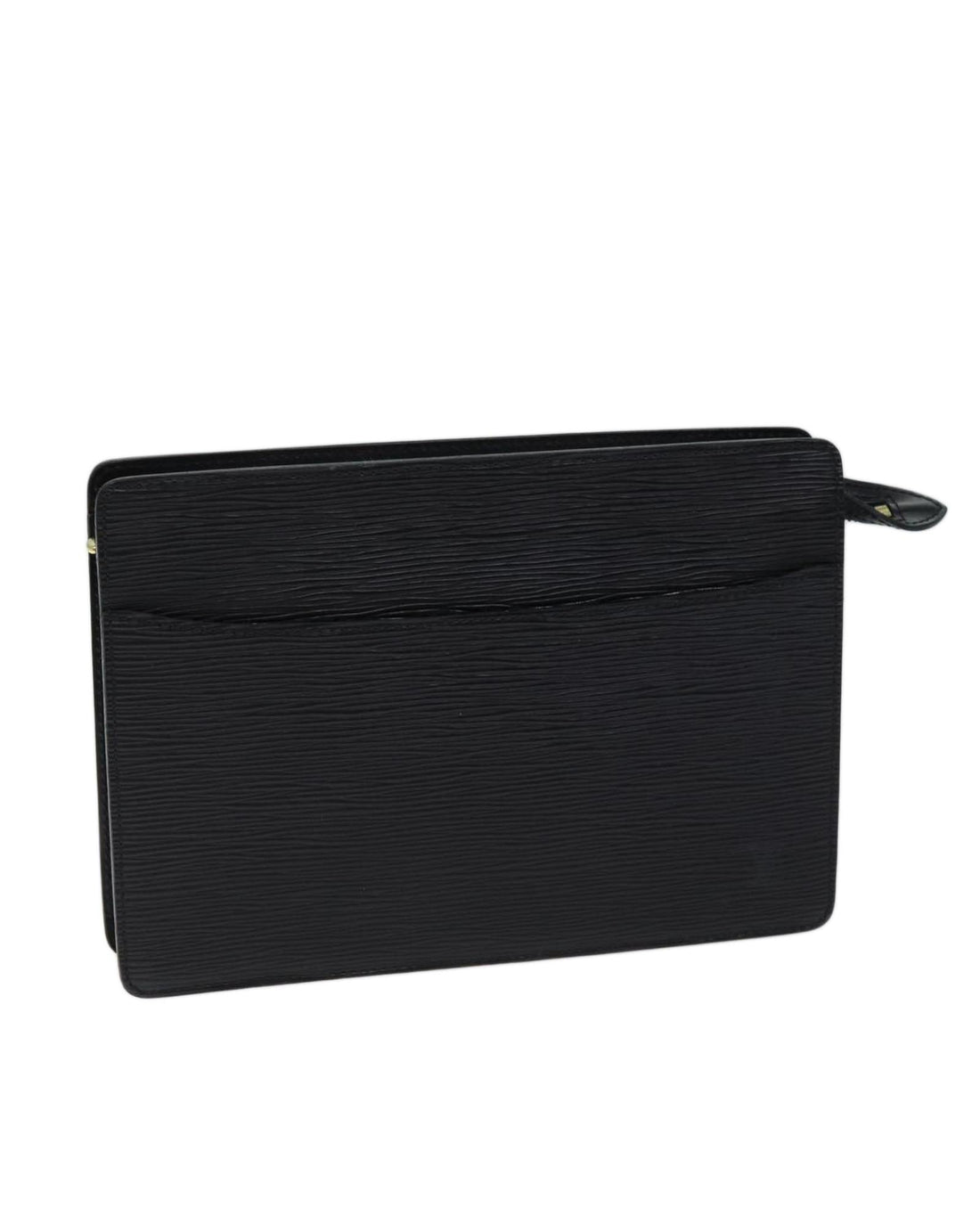 Epi Leather Clutch Bag with Metal Fittings and Inner Pocket - Handbags, Wallets & Cases