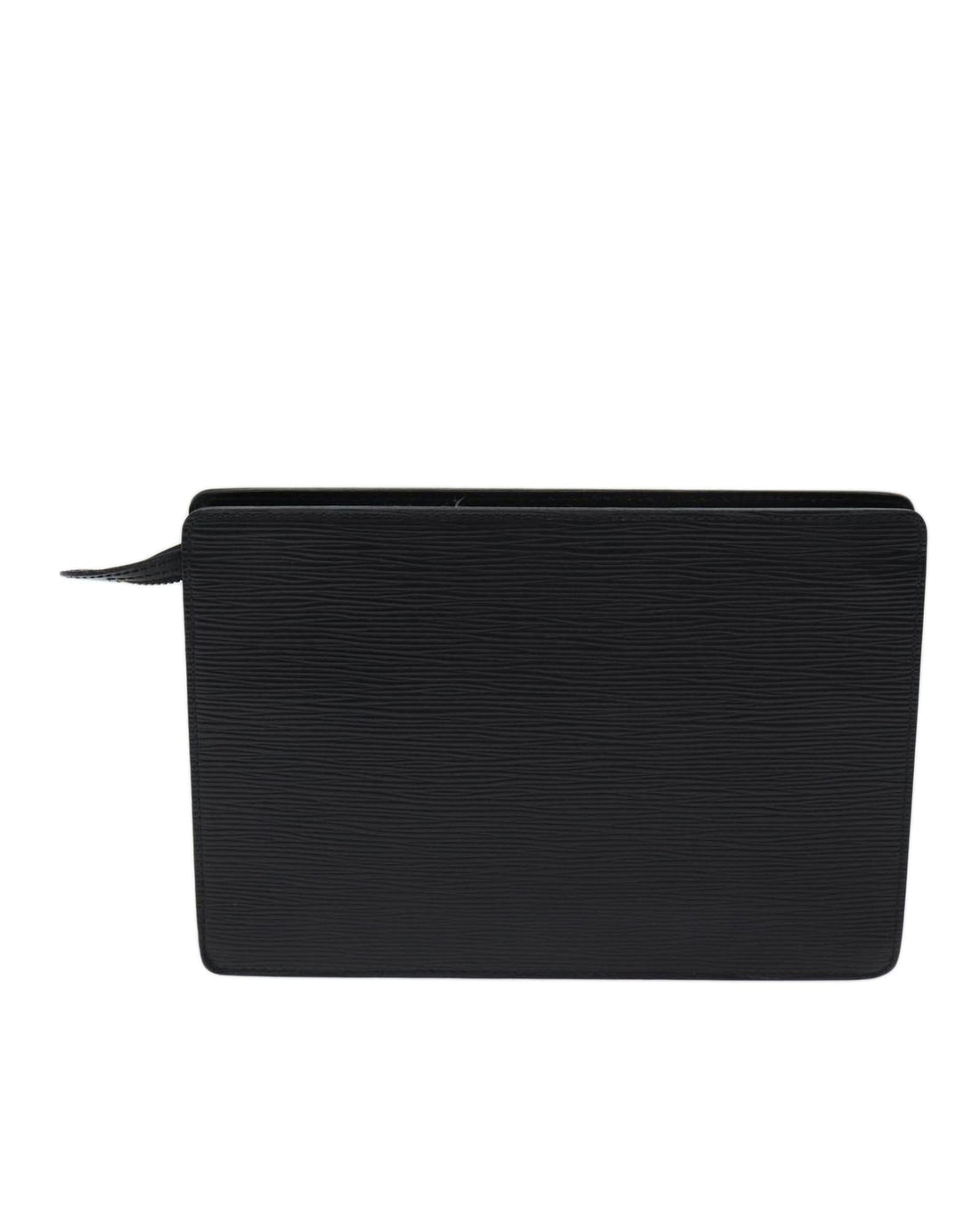 Epi Leather Clutch Bag with Metal Fittings and Inner Pocket - Handbags, Wallets & Cases