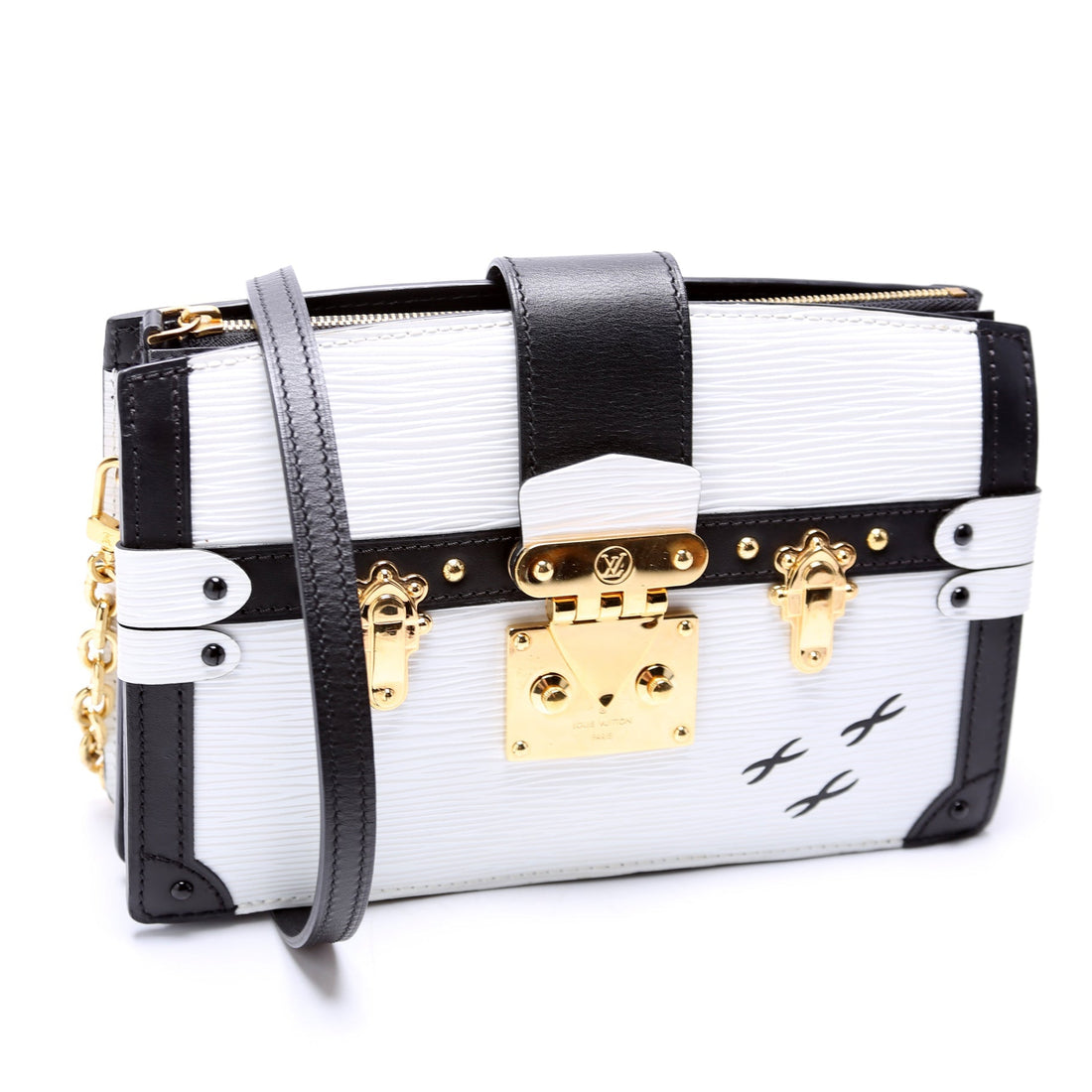 Trunk Clutch Epi White/Black - Handbags, Wallets & Cases