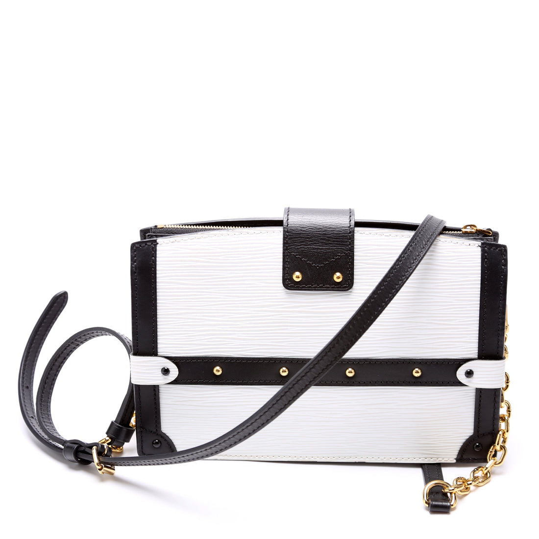 Trunk Clutch Epi White/Black - Handbags, Wallets & Cases