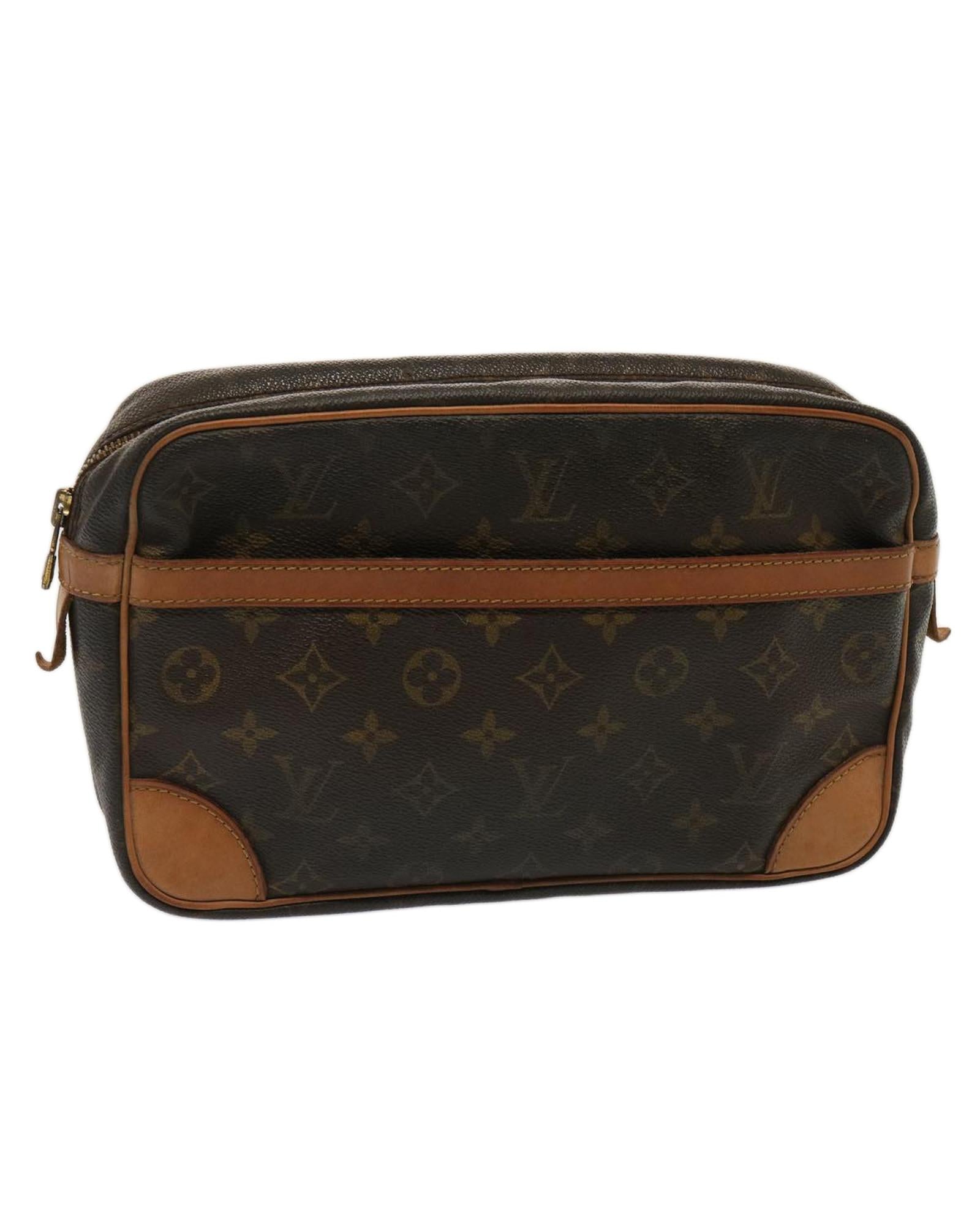Monogram Canvas Clutch Bag with Accessories - France Made - Handbags, Wallets & Cases