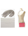 Canvas Chain Shoulder Bag/Clutch/Pouch in Pink/Black by Dior - Handbags, Wallets & Cases - 2