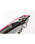 Canvas Chain Shoulder Bag/Clutch/Pouch in Pink/Black by Dior - Handbags, Wallets & Cases - 4