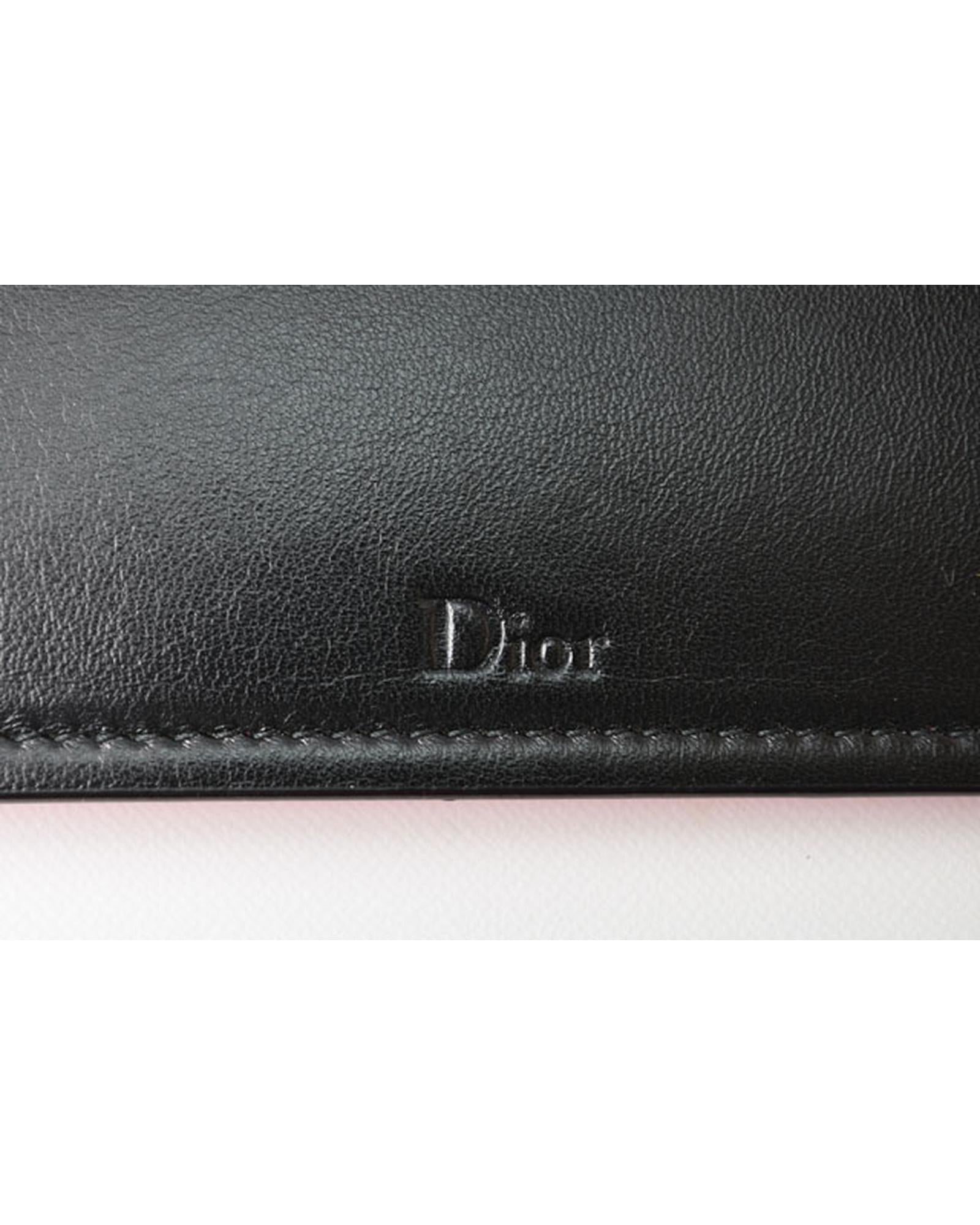 Canvas Chain Shoulder Bag/Clutch/Pouch in Pink/Black by Dior - Handbags, Wallets & Cases - 7