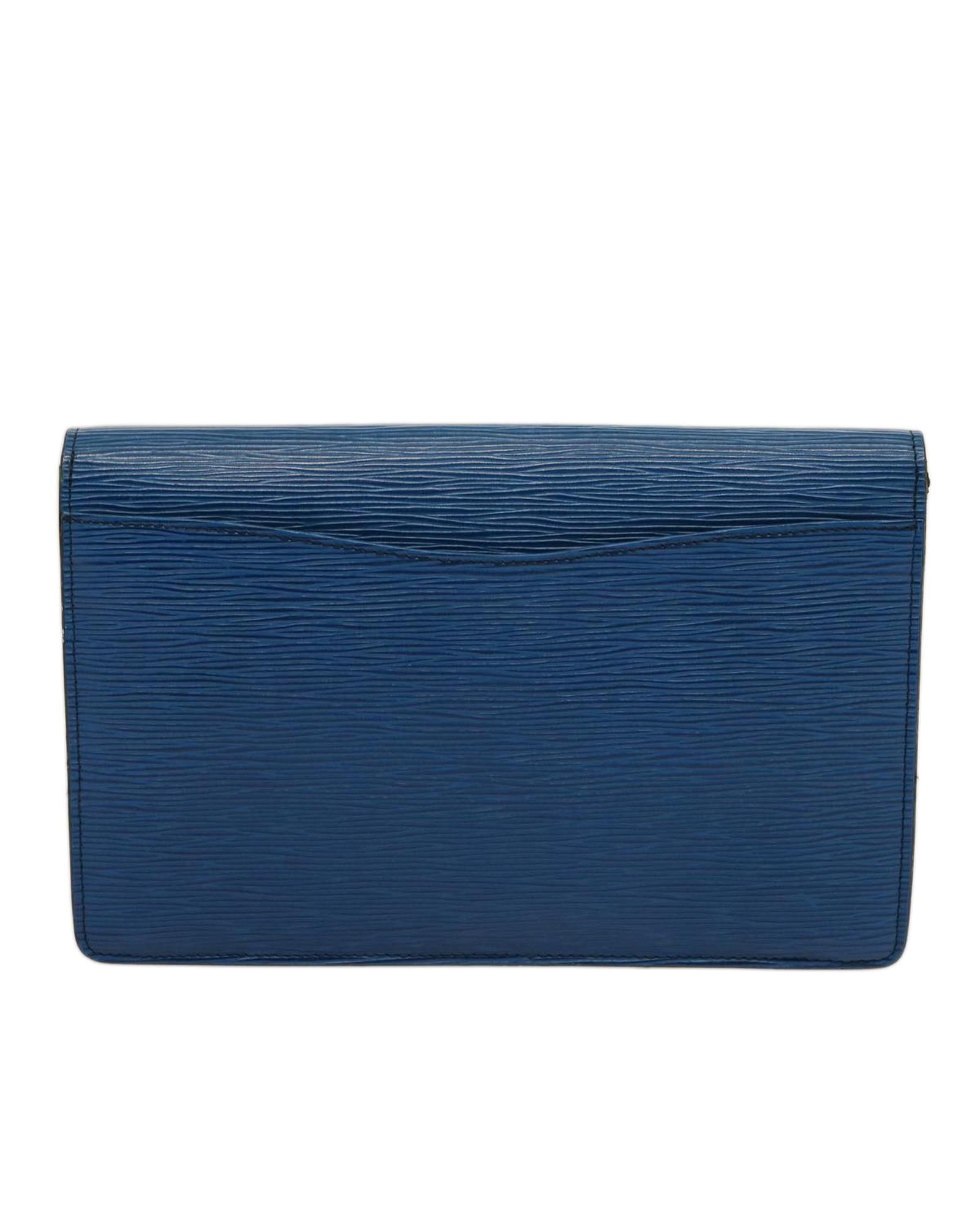 Louis Vuitton Pochette Clutch Blue Epi Leather - Handbags, Wallets & Cases - 2