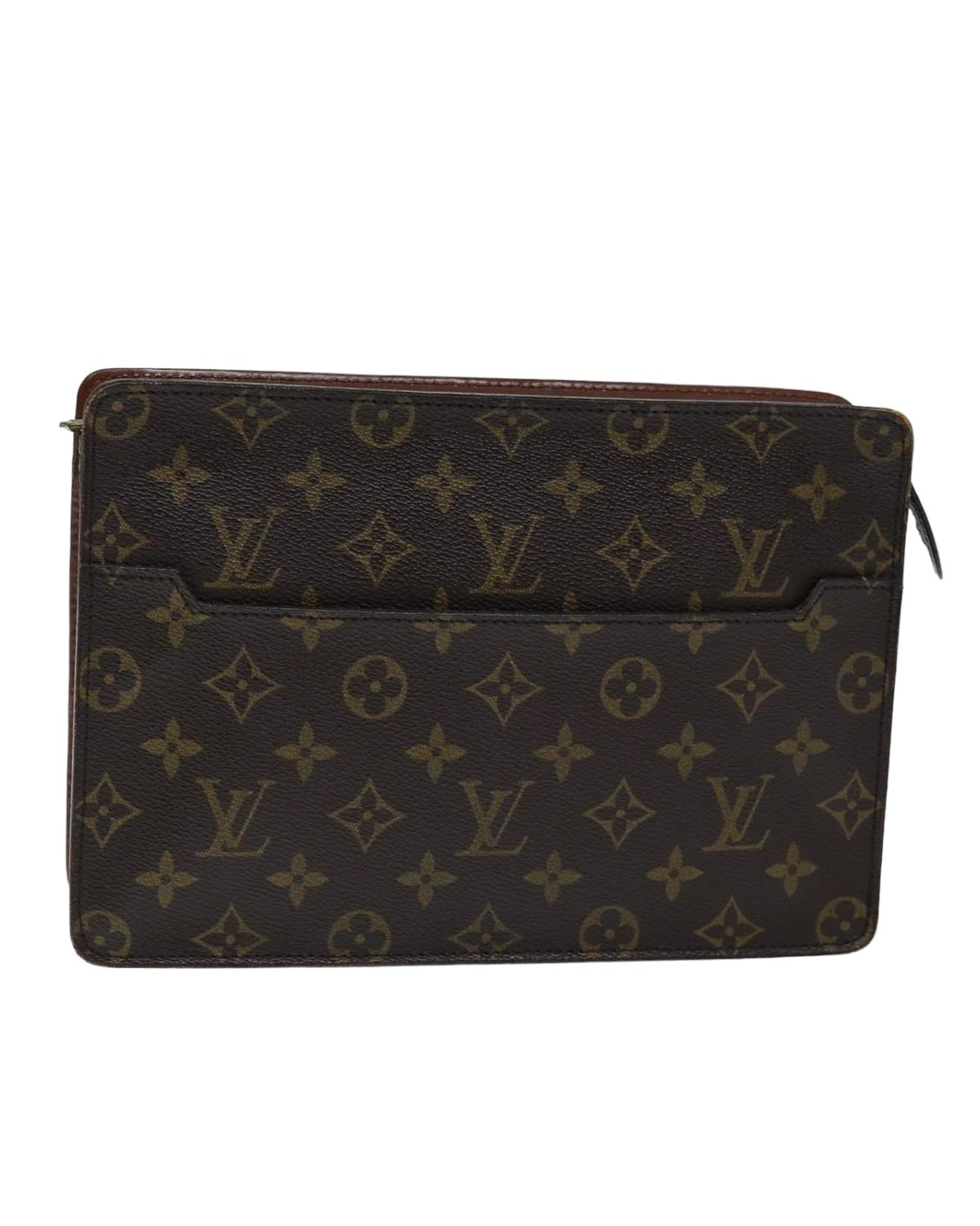 LOUIS VUITTON PorteDocuments Voyage Monogram Canvas Clutch - Handbags, Wallets & Cases