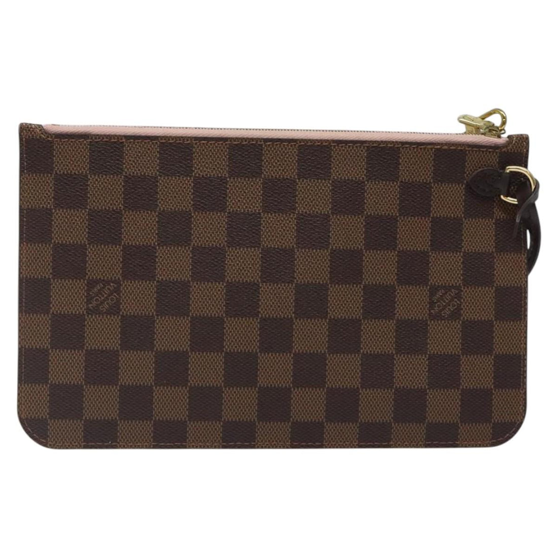 Louis Vuitton Neverfull Pouch Brown Canvas Clutch Bag (Pre-Owned) - Womens > Womens Handbags > Womens Clutches & Evening Bags