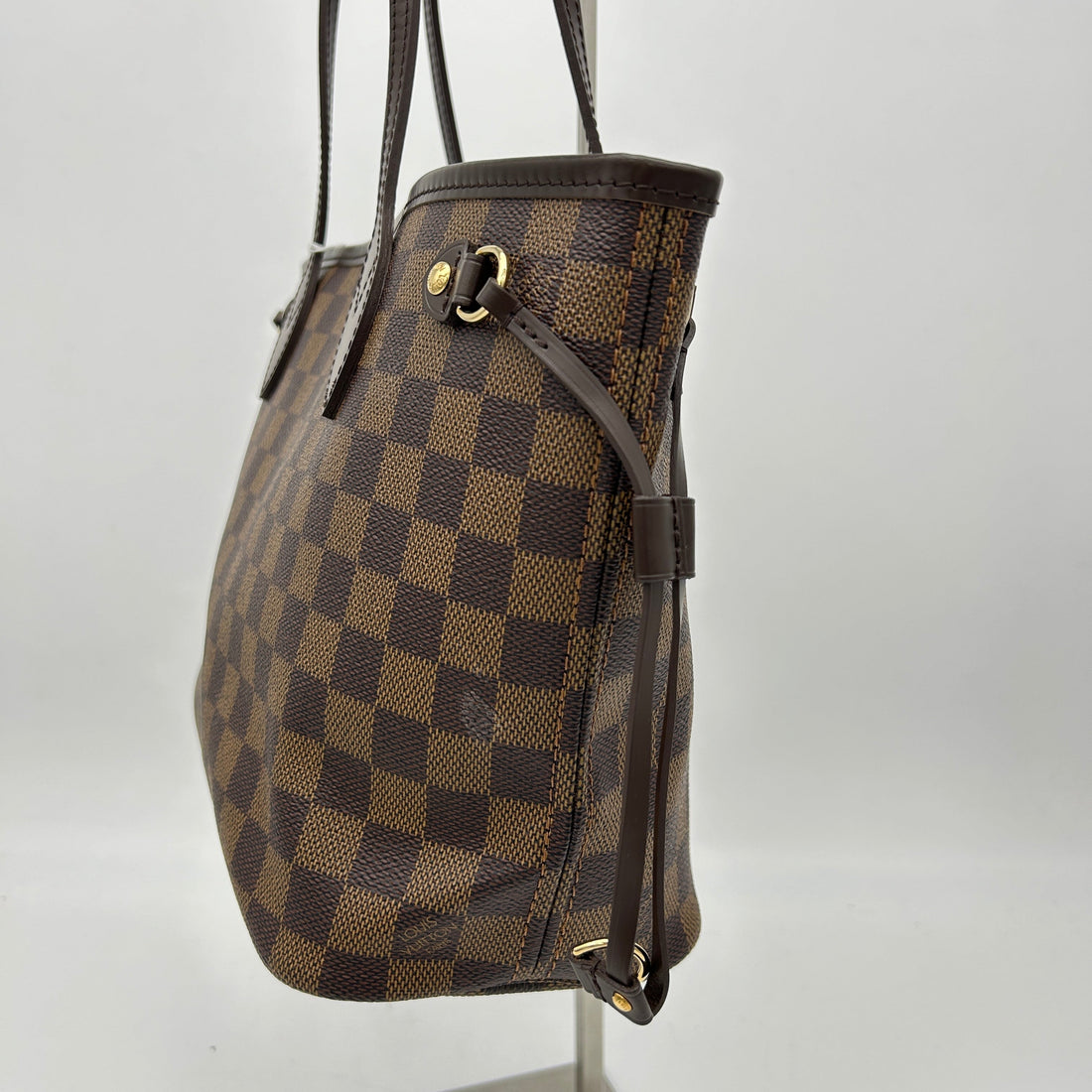 Louis Vuitton Neverfull PM Damier Ebene Tote Bag Brown - Handbags