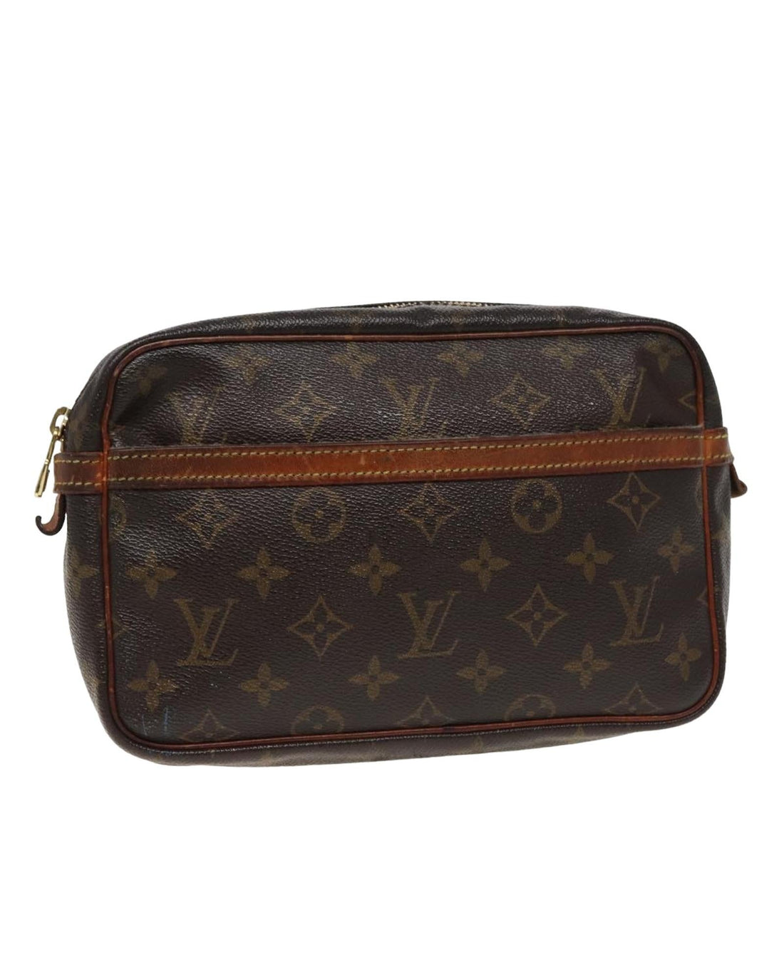 Monogram Canvas Clutch Bag with Storage Smell - Handbags, Wallets & Cases