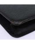 Epi Leather Clutch Bag with Textured Finish - Handbags, Wallets & Cases - 7