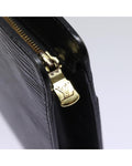 Epi Leather Clutch Bag with Textured Finish - Handbags, Wallets & Cases - 8