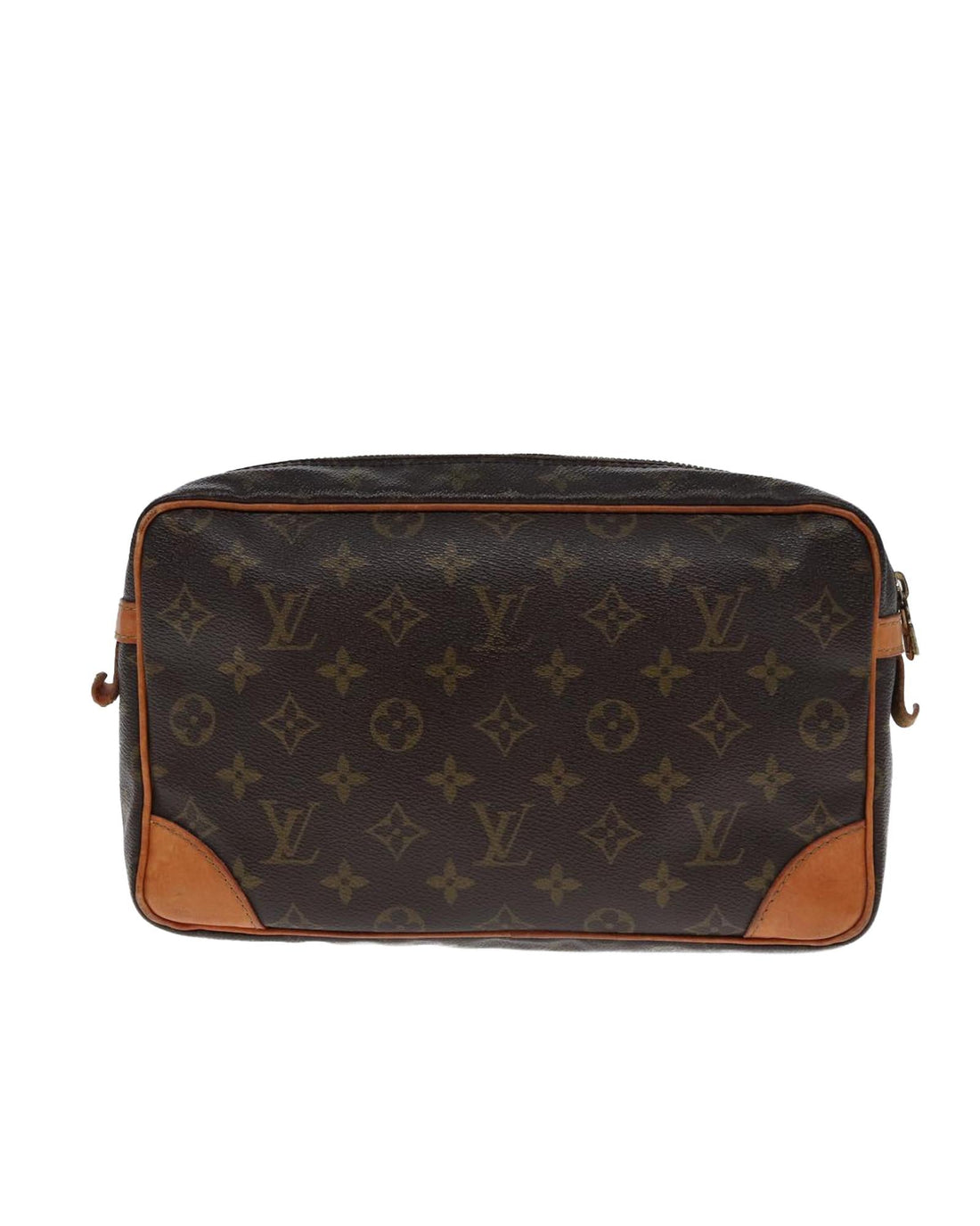 Monogram Canvas Clutch Bag with Multiple Compartments - Handbags, Wallets & Cases