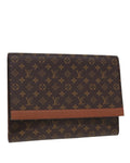 Monogram Canvas Porte Envelope Clutch Bag - Handbags, Wallets & Cases