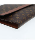 Monogram Canvas Porte Envelope Clutch Bag - Handbags, Wallets & Cases - 7