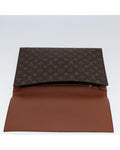 Monogram Canvas Porte Envelope Clutch Bag - Handbags, Wallets & Cases - 8