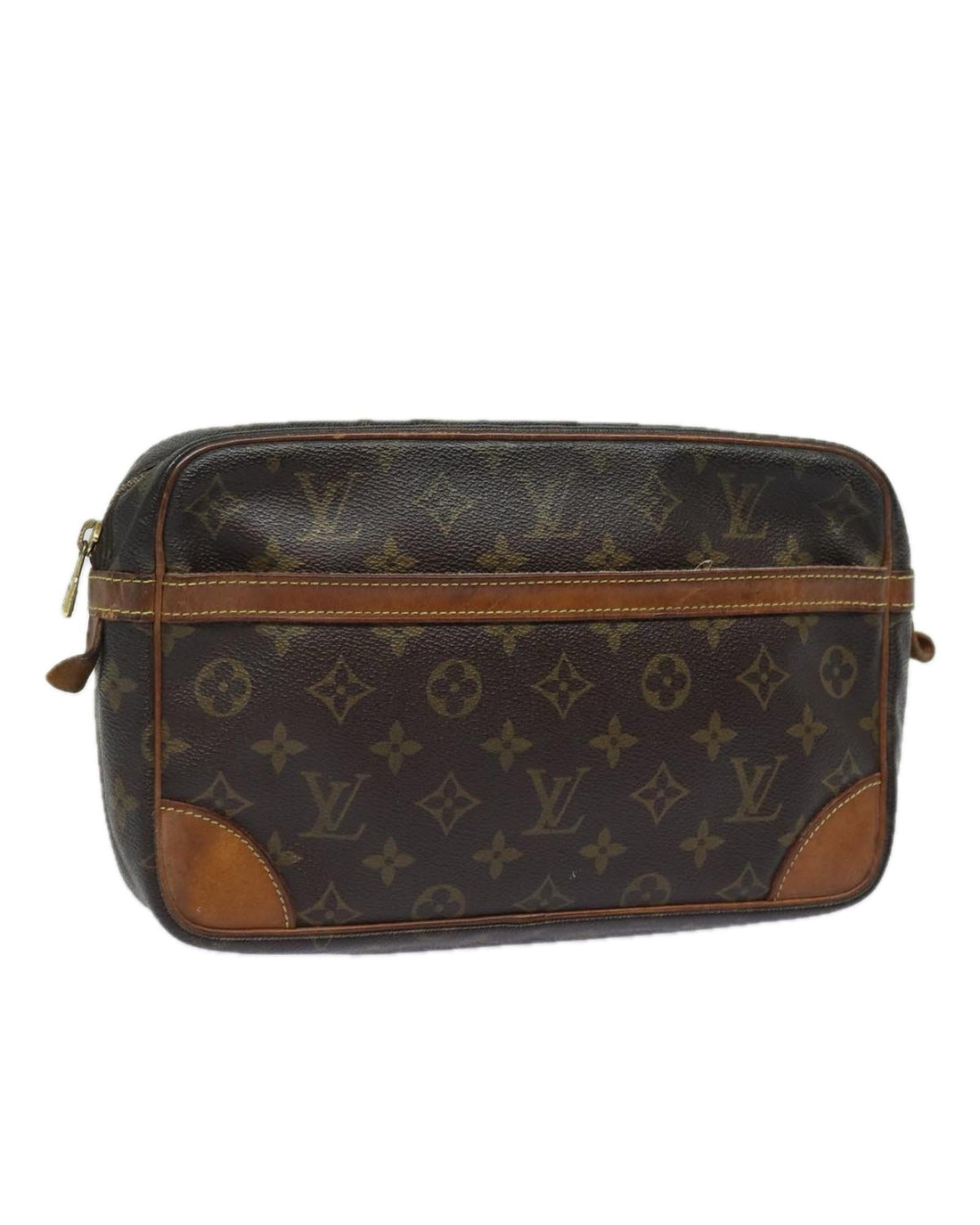 Monogram Canvas Clutch Bag with YKK Zipper - Handbags, Wallets & Cases